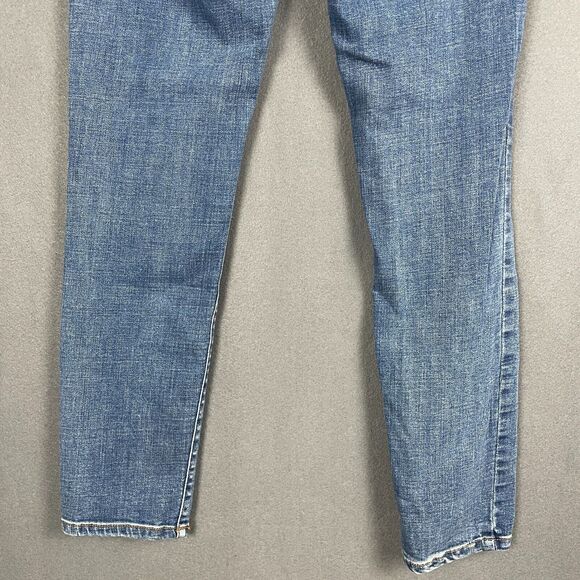 FRYE Womens Jeans 28 Regular Fit Slim Mid Rise Medium Wash Blue - Picture 6 of 12